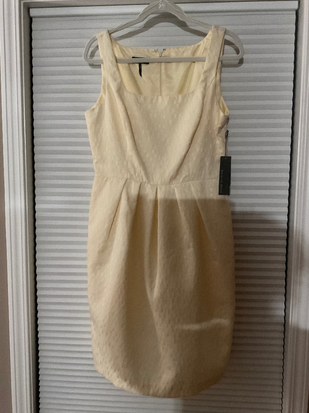 Kristen Davis Dress Size 12 in Butter Yellow For Summer - New with Tags